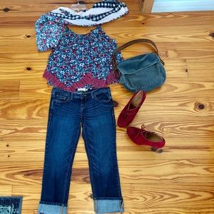 A&F denim capris. Size 2 stretch